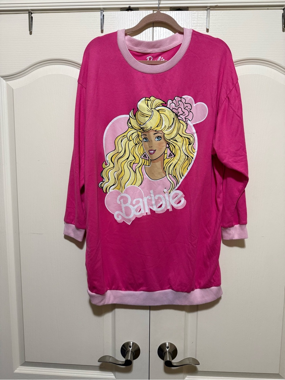 Mattel Barbie Hot Pink and Light Pink Pullover